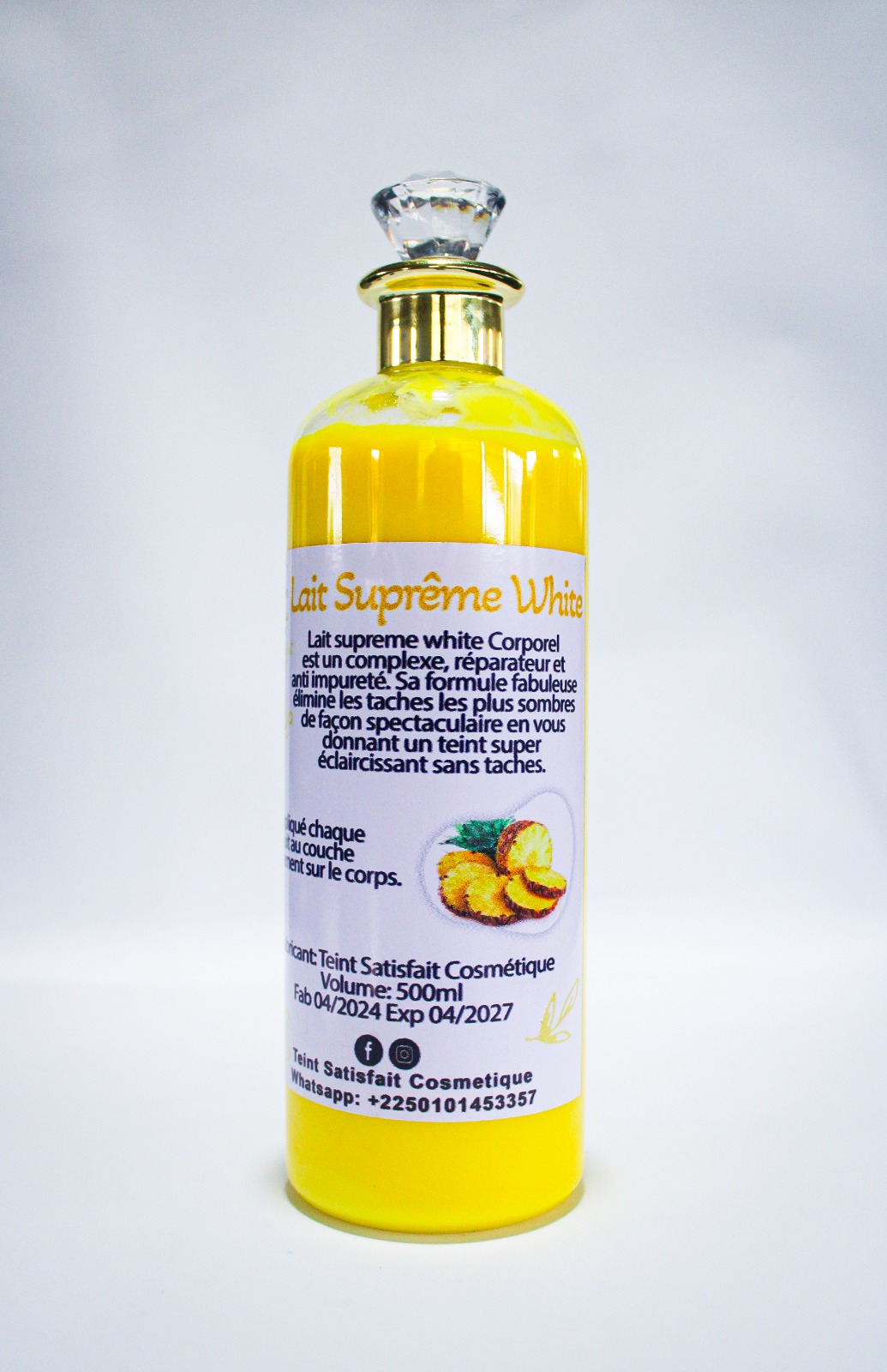 LAIT SUPREME WHITE BLANCHISSANTE 500ML HERBAL